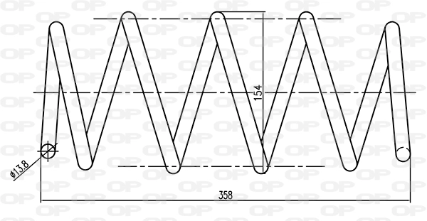 Ressort de suspension OPEN PARTS CSR9279.02