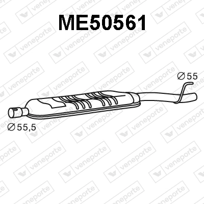 Silencieux avant VENEPORTE ME50561