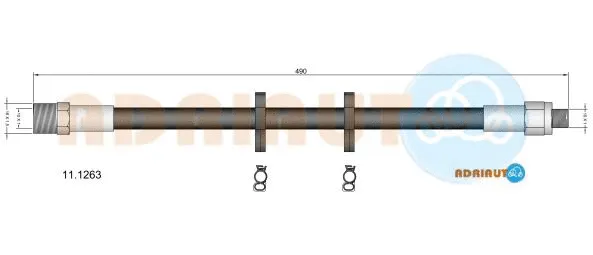 Flexible de frein ADRIAUTO 11.1263
