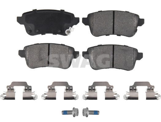 Kit de plaquettes de frein, frein à disque SWAG 33 10 4224