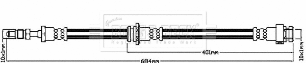 Flexible de frein BORG & BECK BBH8531