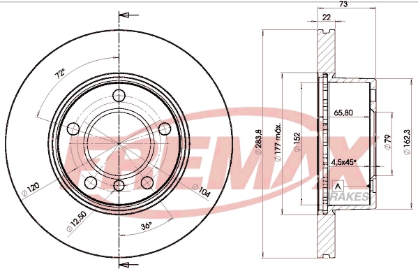 Disque de frein FREMAX BD-4629