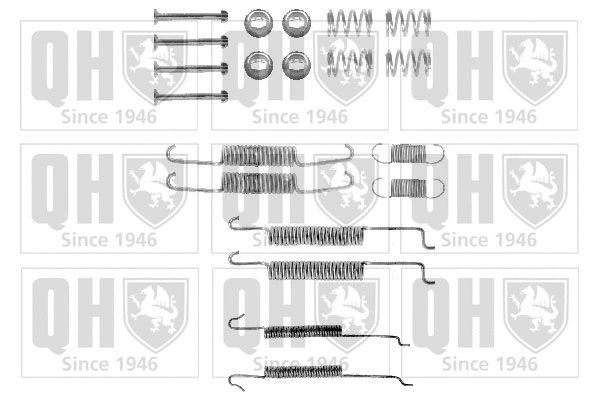 Kit d'accessoires, mâchoire de frein QUINTON HAZELL BFK277