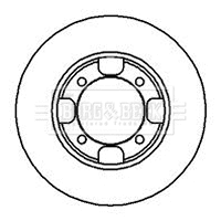 Disque de frein BORG & BECK BBD4920