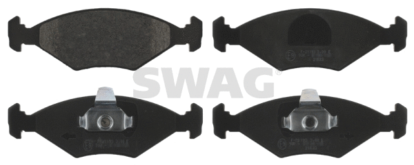 Kit de plaquettes de frein, frein à disque SWAG 70 91 6855
