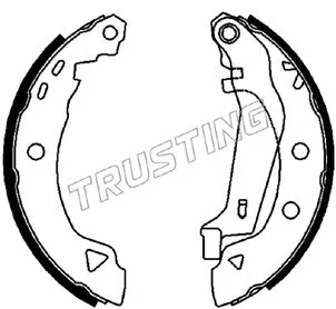 Jeu de mâchoires de frein TRUSTING 088.218Y