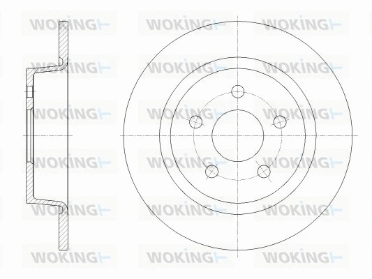 Disque de frein WOKING D62520.00