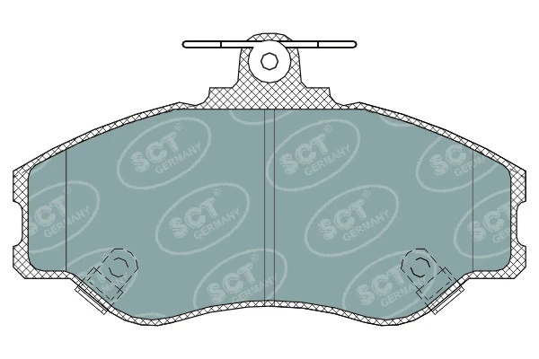 Kit de plaquettes de frein, frein à disque SCT - MANNOL SP 323 PR