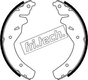 Jeu de mâchoires de frein fri.tech. 1049.149