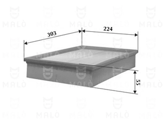 Filtre à air AKRON-MALÒ 1500482