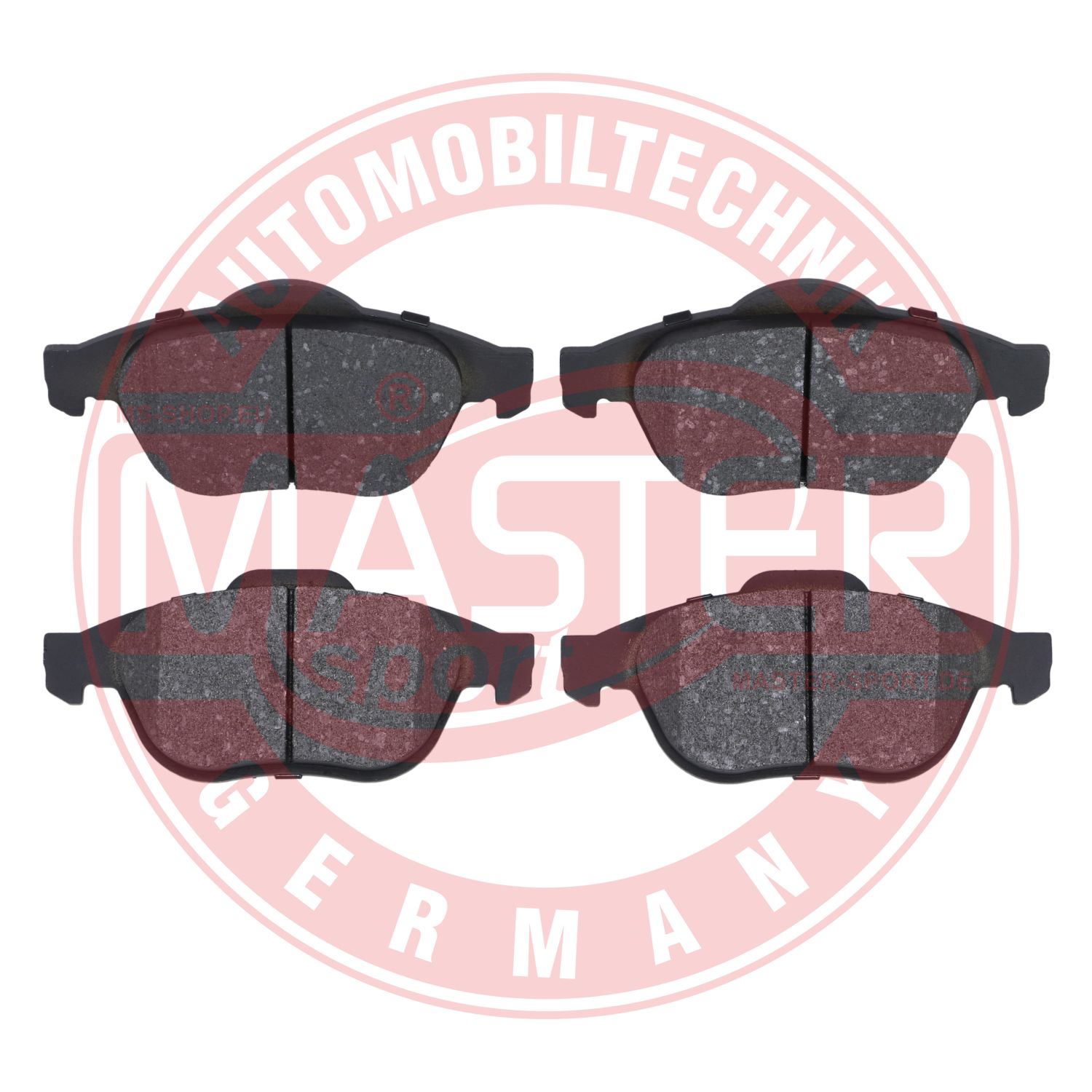 Kit de plaquettes de frein, frein à disque MASTER-SPORT GERMANY 13046071582N-SET-MS