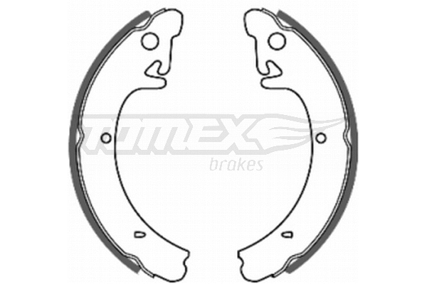 Jeu de mâchoires de frein TOMEX Brakes TX 20-09