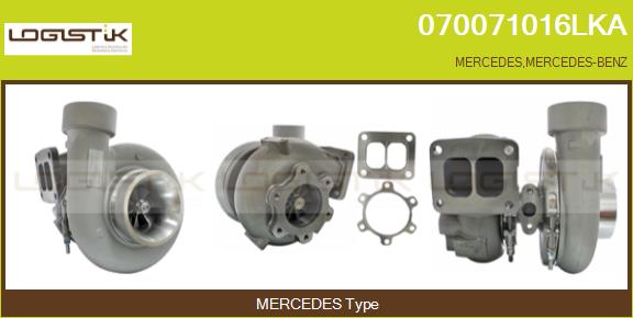 Turbocompresseur, suralimentation LGK 070071016LKA
