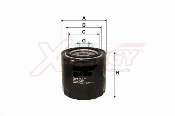 Filtre à huile AP XENERGY X1595252