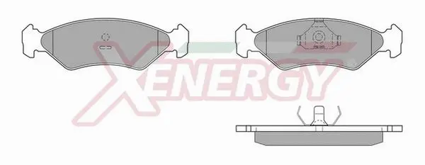 Kit de plaquettes de frein, frein à disque AP XENERGY X40356