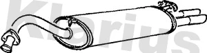 Silencieux arrière KLARIUS 240500