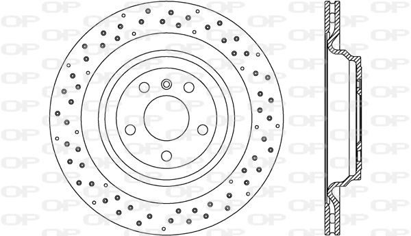 Disque de frein OPEN PARTS BDR2700.20