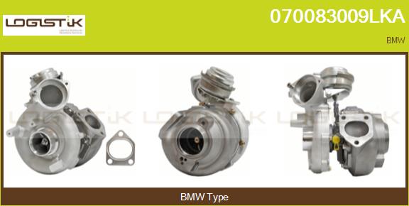Turbocompresseur, suralimentation LGK 070083009LKA