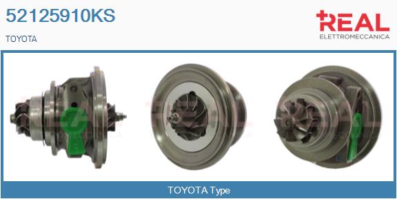 Groupe carter, turbocompresseur REAL 52125910KS