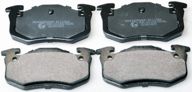 Kit de plaquettes de frein, frein à disque DENCKERMANN B111266