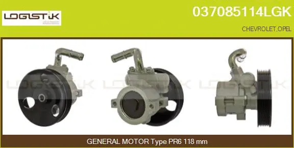Pompe hydraulique, direction LGK 037085114LGK