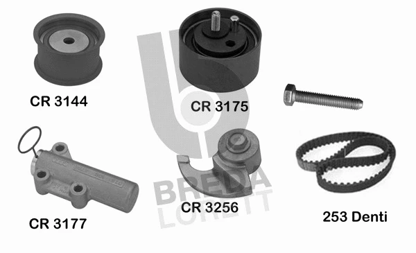 Kit de courroie crantée BREDA LORETT KCD0616