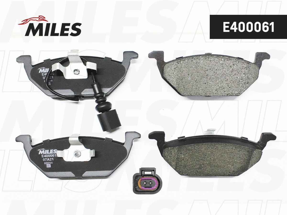 Kit de plaquettes de frein, frein à disque MILES E400061