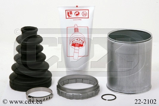 Jeu de joints-soufflets, arbre de commande CDX 22-2102
