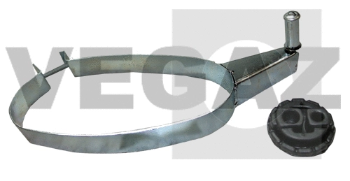 Support, silencieux VEGAZ GmbH PGM-133