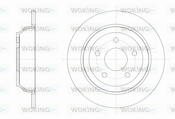 Disque de frein WOKING D62538.00