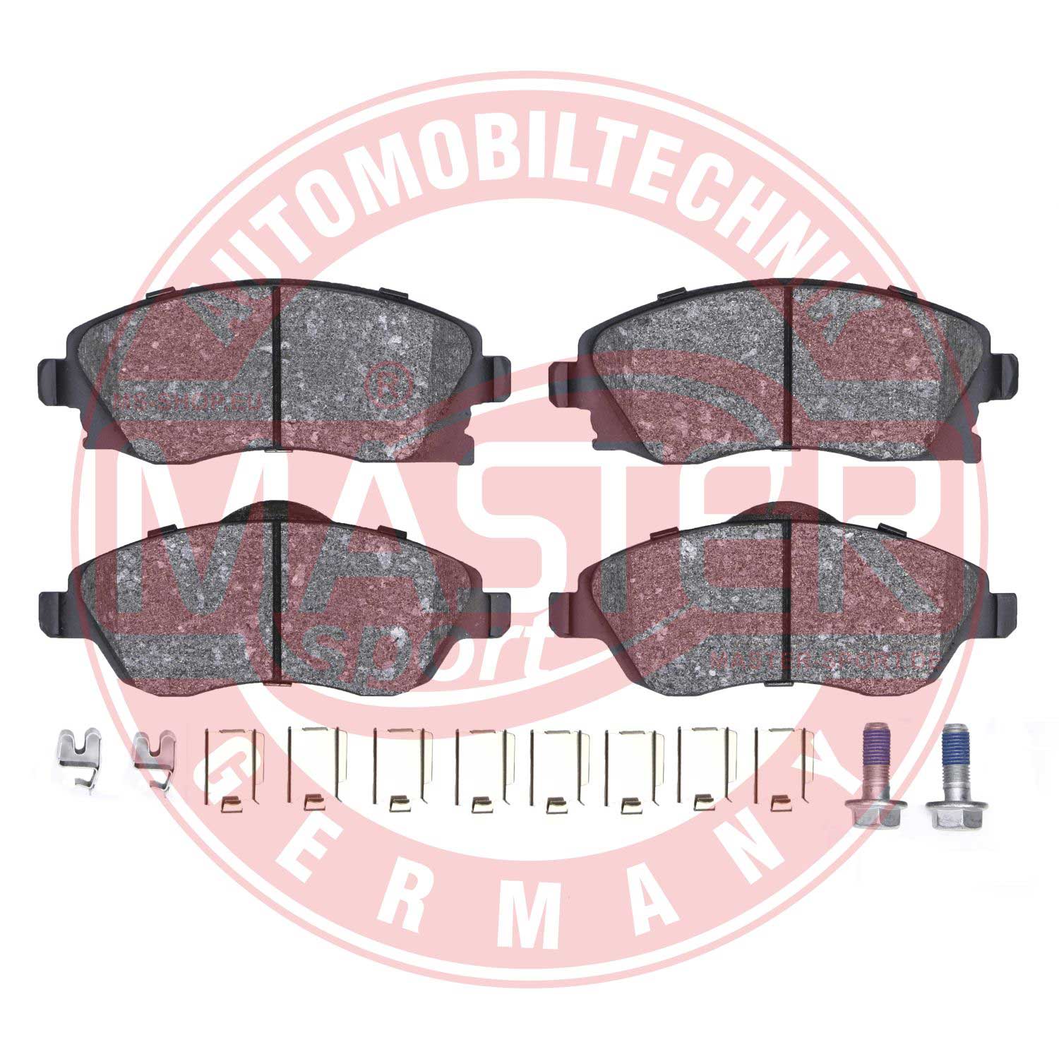 Kit de plaquettes de frein, frein à disque MASTER-SPORT GERMANY 13046028572N-SET-MS