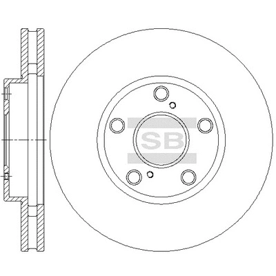 Disque de frein Hi-Q SD4694