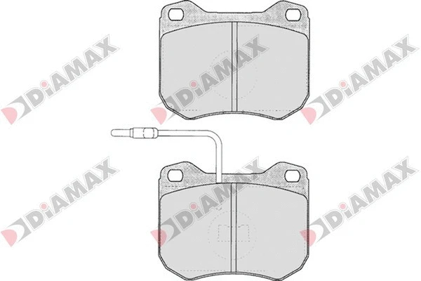 Kit de plaquettes de frein, frein à disque DIAMAX N09077