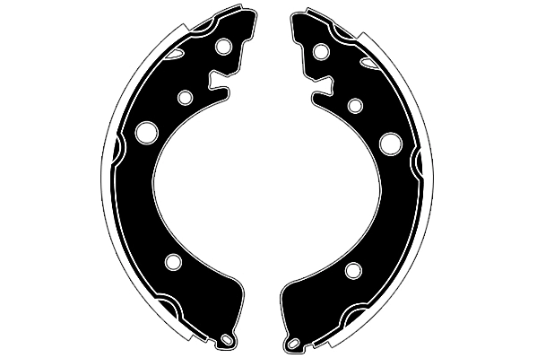 Jeu de mâchoires de frein RAICAM RA24820