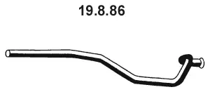 Tuyau d'échappement EBERSPÄCHER 19.8.86