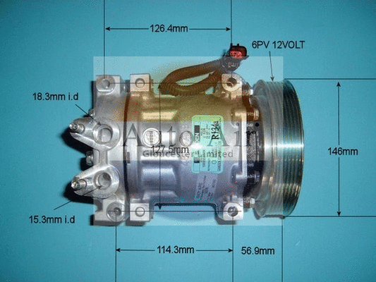 Compresseur, climatisation AUTO AIR GLOUCESTER 14-4851