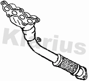 Tuyau d'échappement KLARIUS 301863