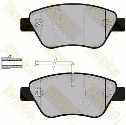 Kit de plaquettes de frein, frein à disque Brake ENGINEERING PA1861