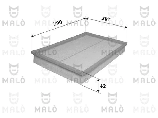 Filtre à air AKRON-MALÒ 1500038