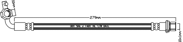 Flexible de frein JURATEK JBH1247R