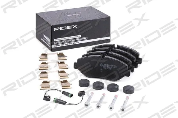 Kit de plaquettes de frein, frein à disque RIDEX 402B1071