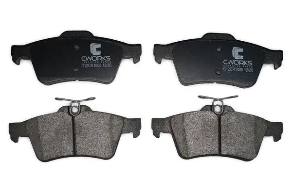 Kit de plaquettes de frein, frein à disque CWORKS C12CR1005