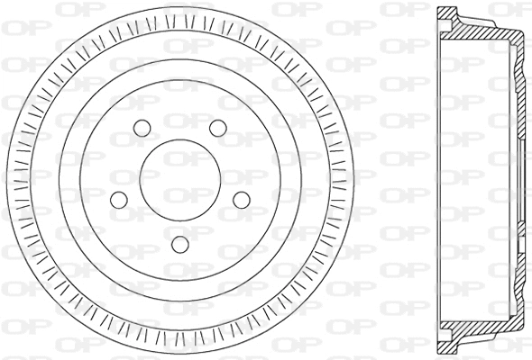 Tambour de frein OPEN PARTS BAD9026.10