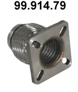 Tuyau flexible, échappement EBERSPÄCHER 99.914.79