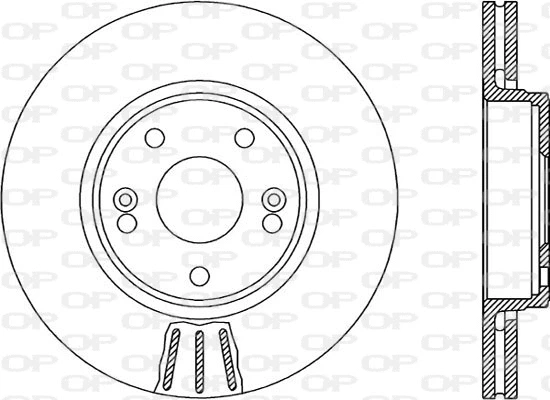 Disque de frein OPEN PARTS BDR1958.20