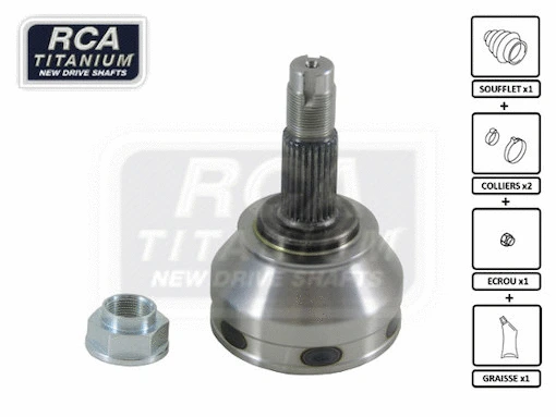 Jeu de joints, arbre de transmission RCA FRANCE FI40