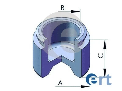 Piston, étrier de frein ERT 150223-C
