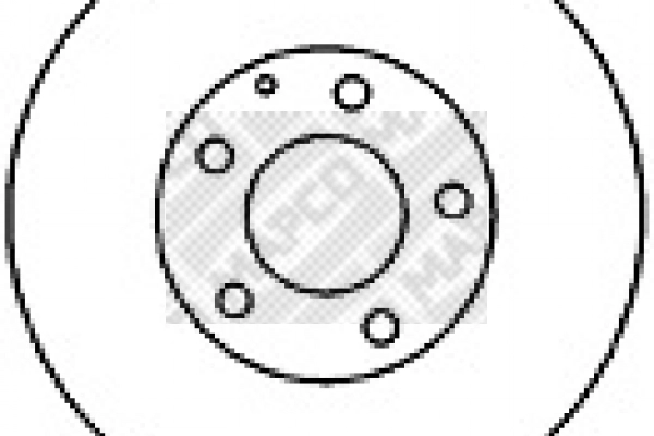 Disque de frein MAPCO 25534