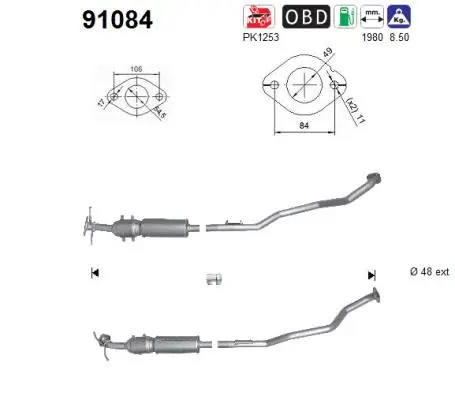 Catalyseur AS 91084