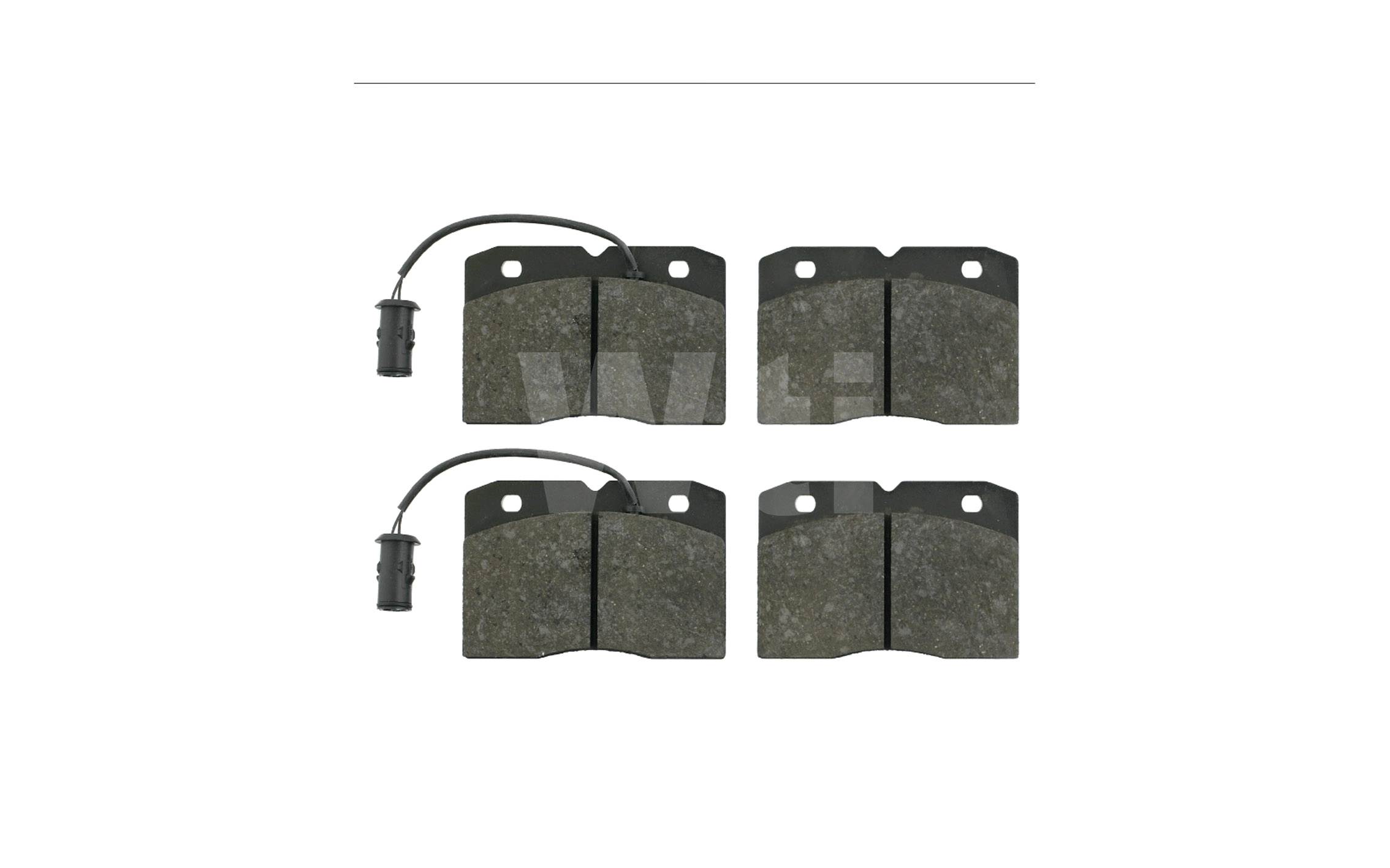 Kit de plaquettes de frein, frein à disque Wti Automotive K714851